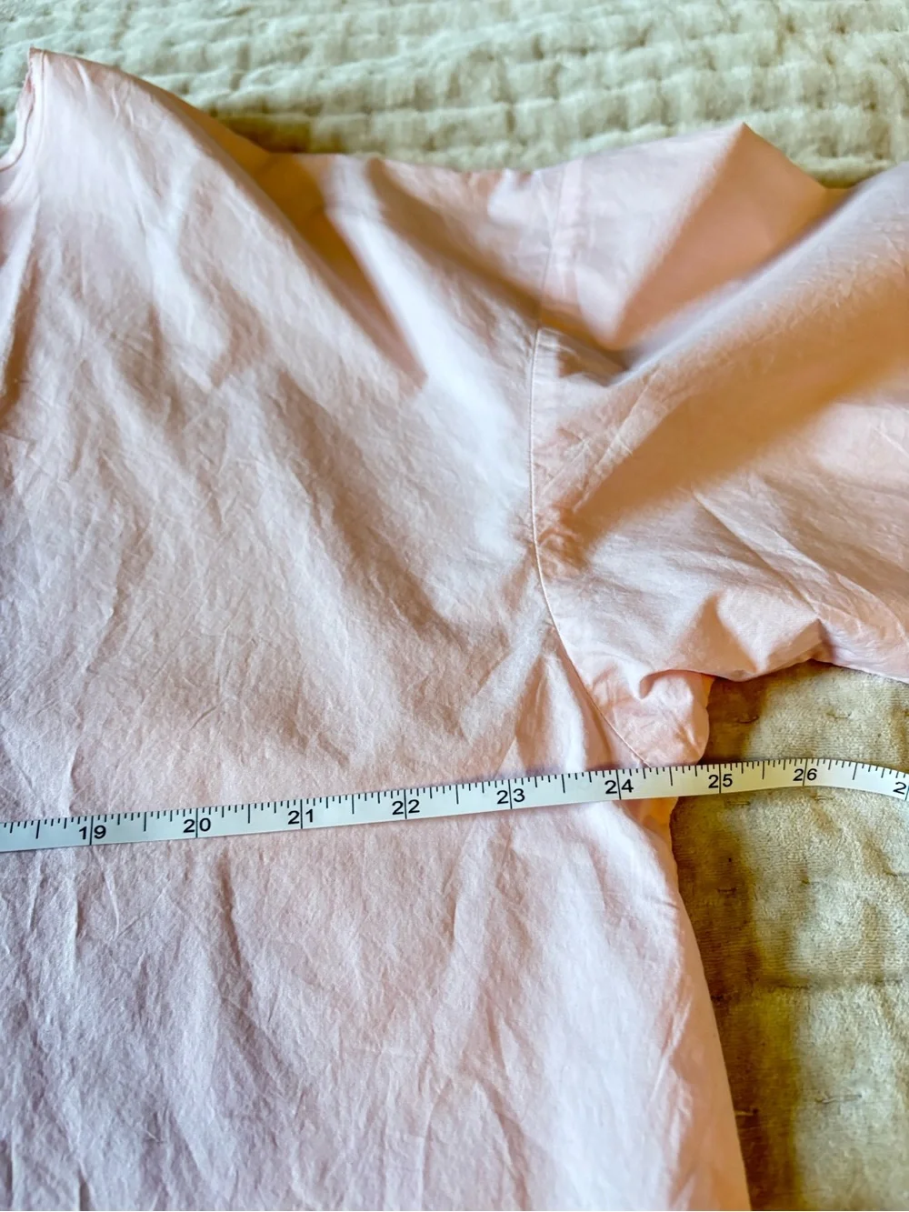 MANUELLE GUIBAL The Zani Top in Pearl Pink Parisian Boxy Blouse Cotton Poplin 0 - Picture 15 of 16